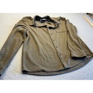 Field & Forest Button Down Shirt‎ Heathered Olive Green Pocket XL Mens Casual
